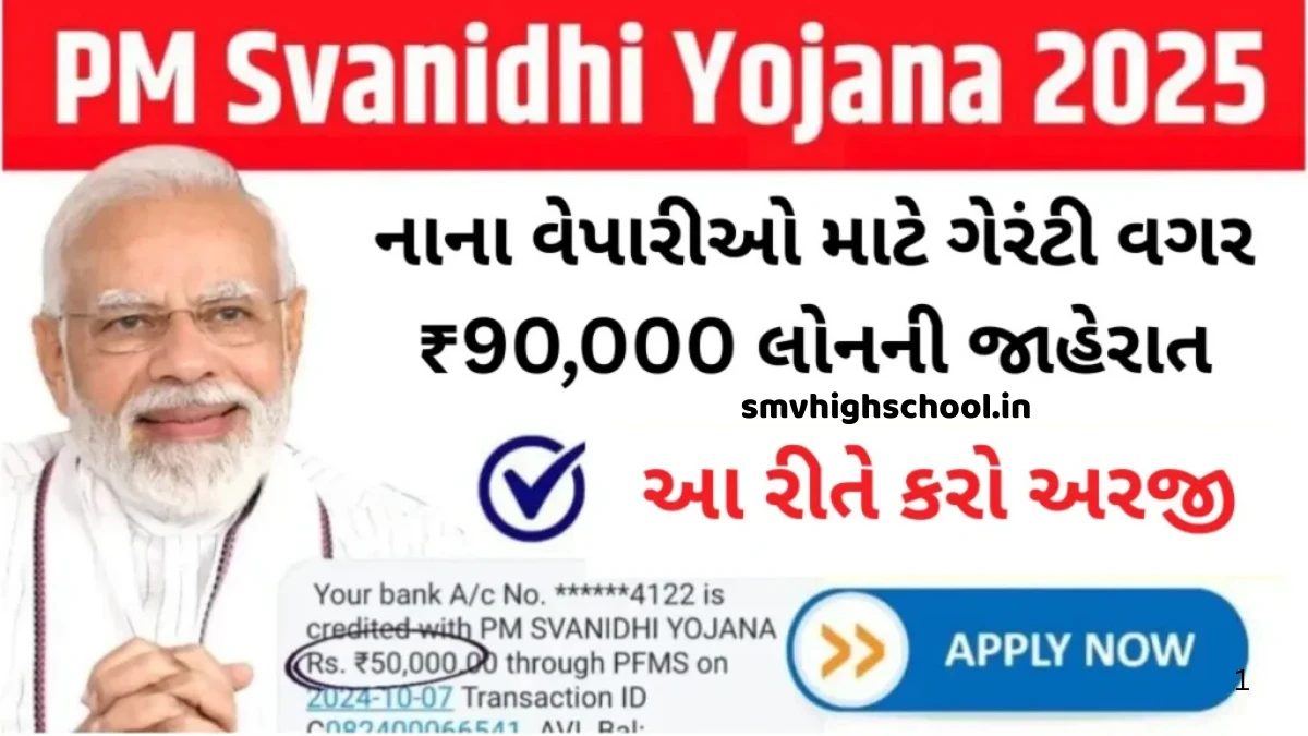 PM Swanidhi 2025: ₹90,000 Loan સાથે બનો આત્મનિર્ભર